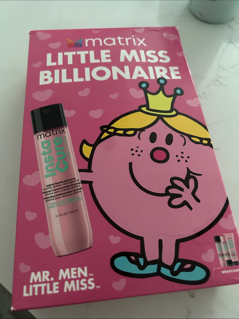 Matrix Little Miss Billionaire shampoo, conditioner and hair mask